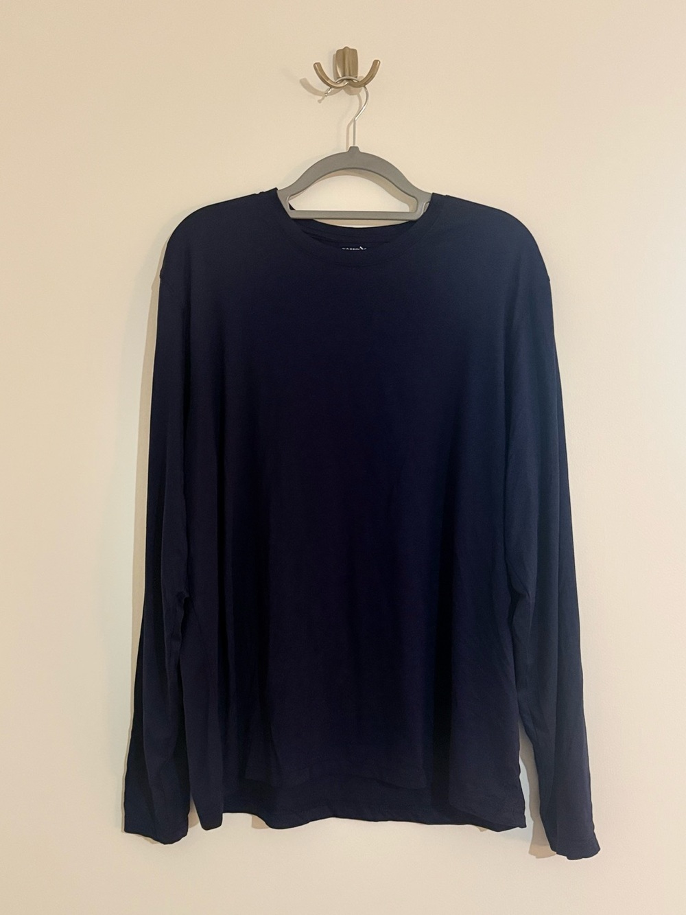 Old Navy Men's Long Sleeve Crew Shirt - Navy Blue